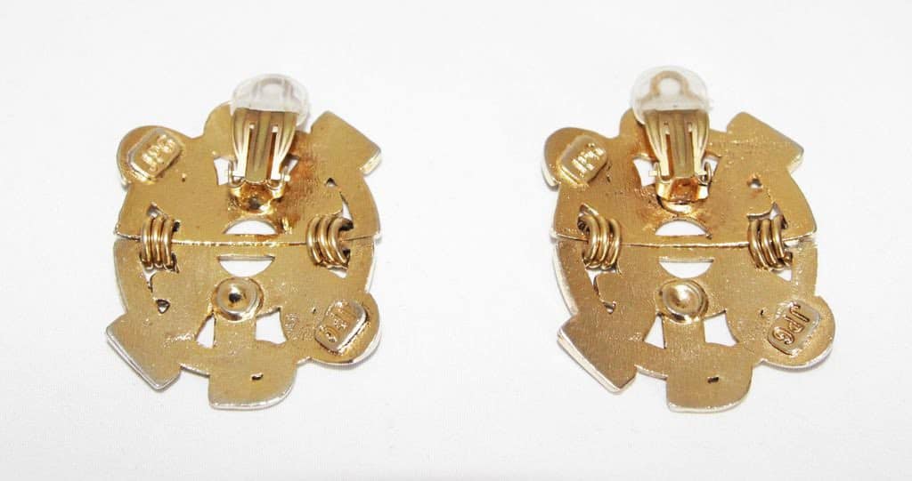 VTG 90s GAULTIER Smoky Bijou Earrings eva.gov.co