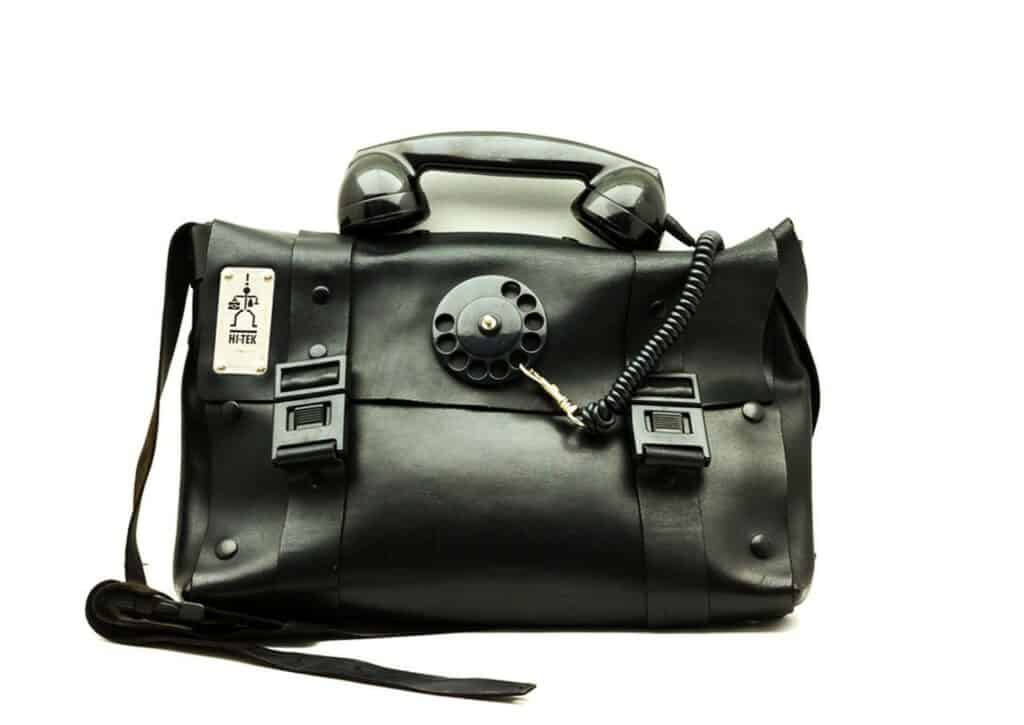 Hi Tek by Alexander Collector Phone Bakelite Handbag 80s - Katheley's