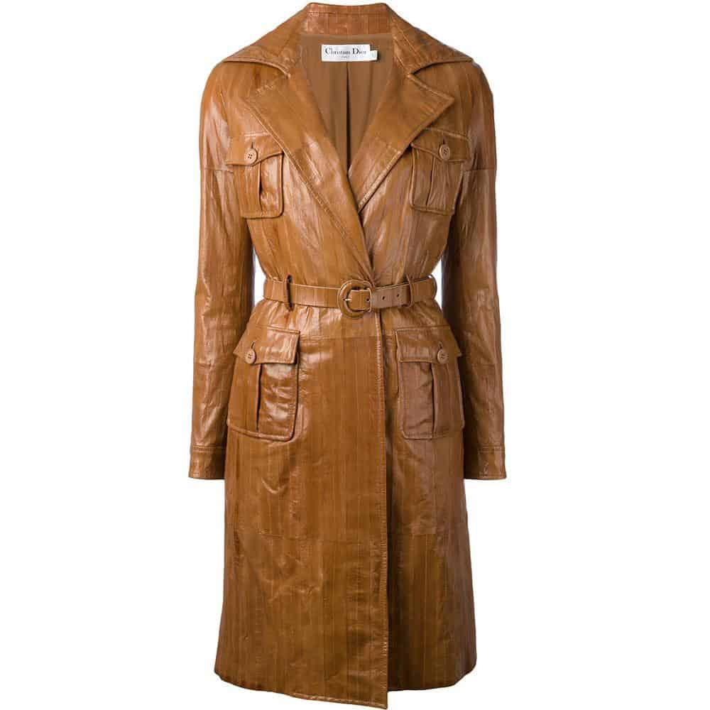 Christian Dior Collector Coat Eel Leather by Galliano - Katheley's