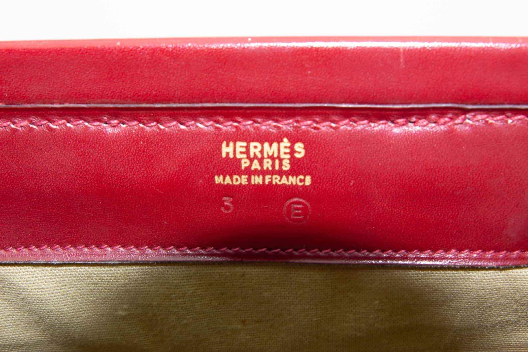 Hermes Berry burgundy bag vintage | Katheley's
