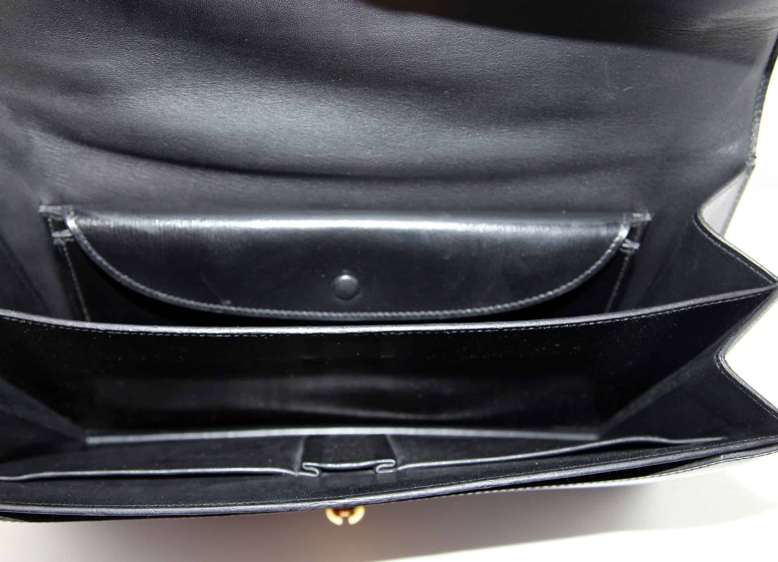 Hermès Escale Black box vintage bag 60s | Katheley's