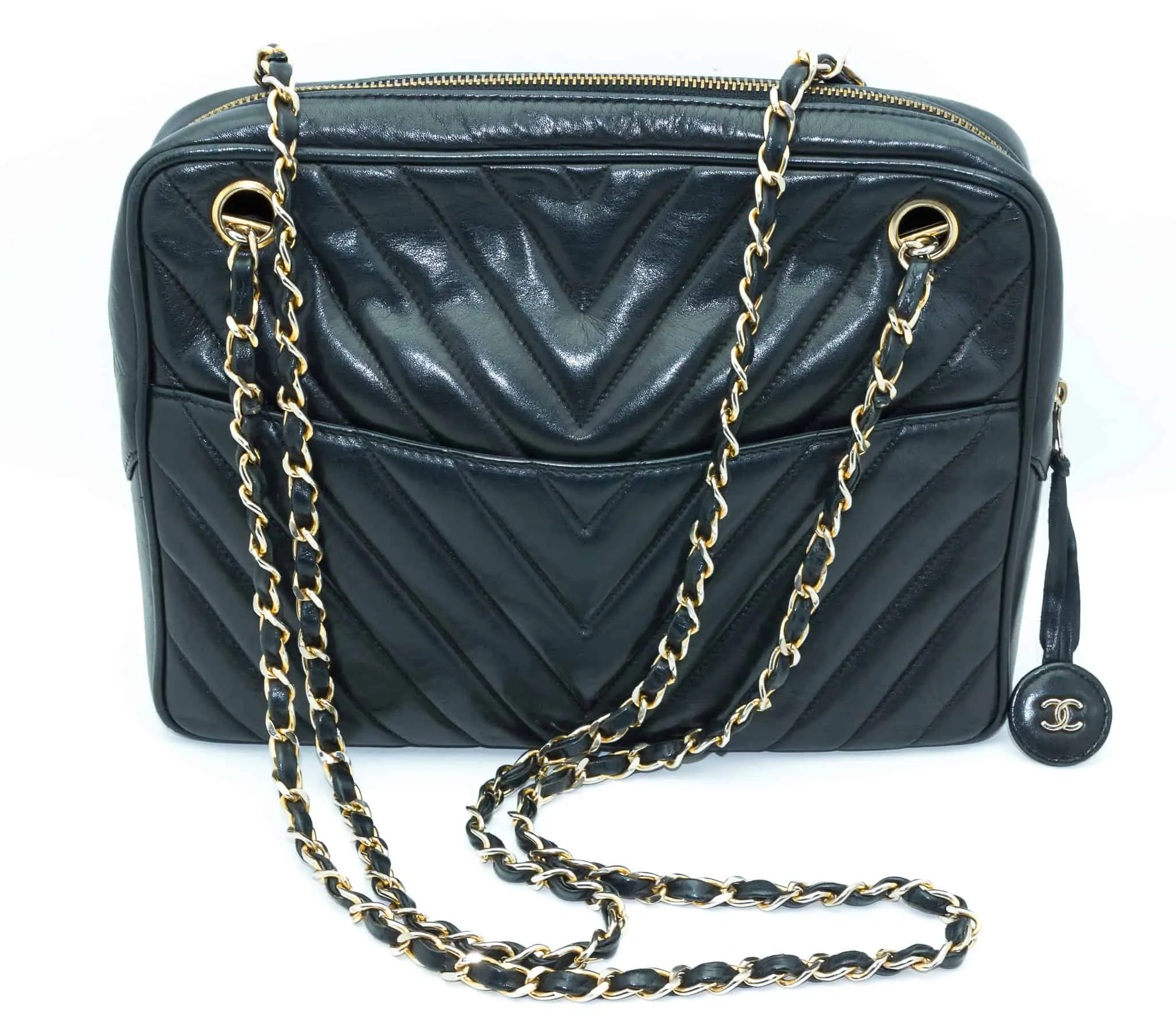 chanel crossbody small leather
