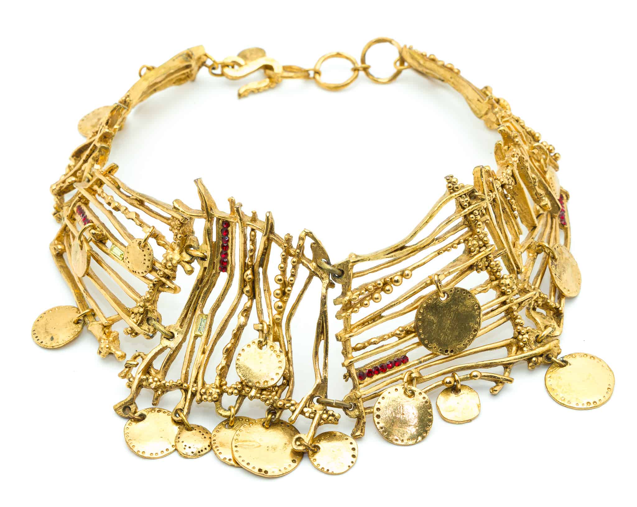 Christian Lacroix Couture Exceptional Gold Choker 90s