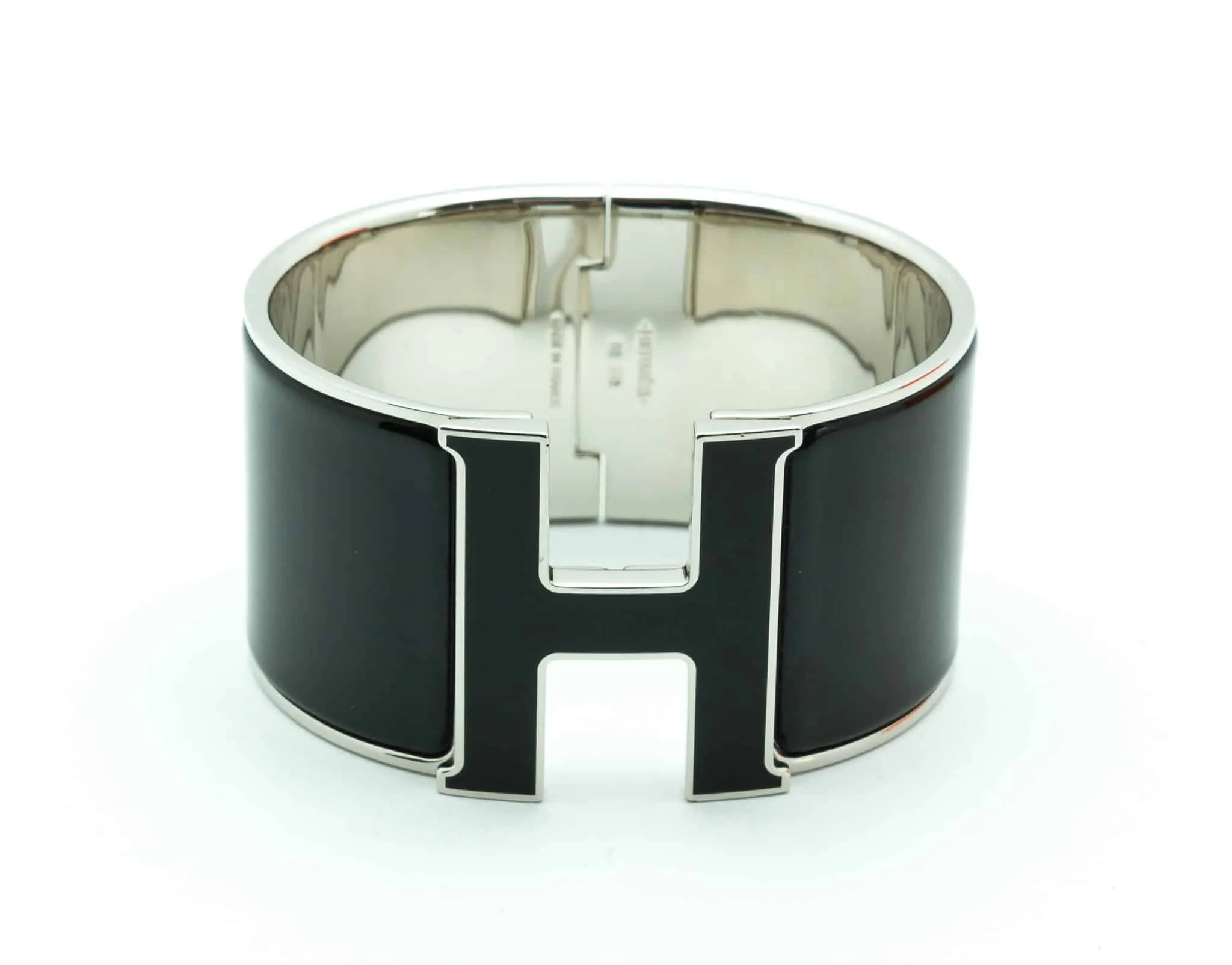 Hermes | Jewelry | Hermes Black Leather Bracelet | Poshmark