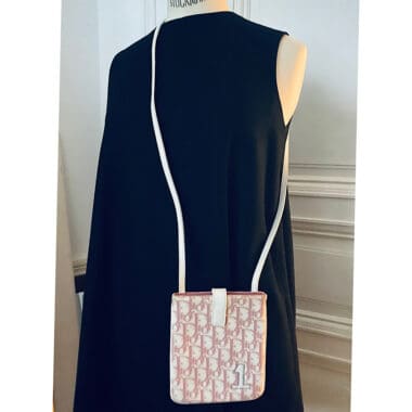 Dior Pink Monogram N1 Bag 2000 Shop Katheleys Best Vintage (1)