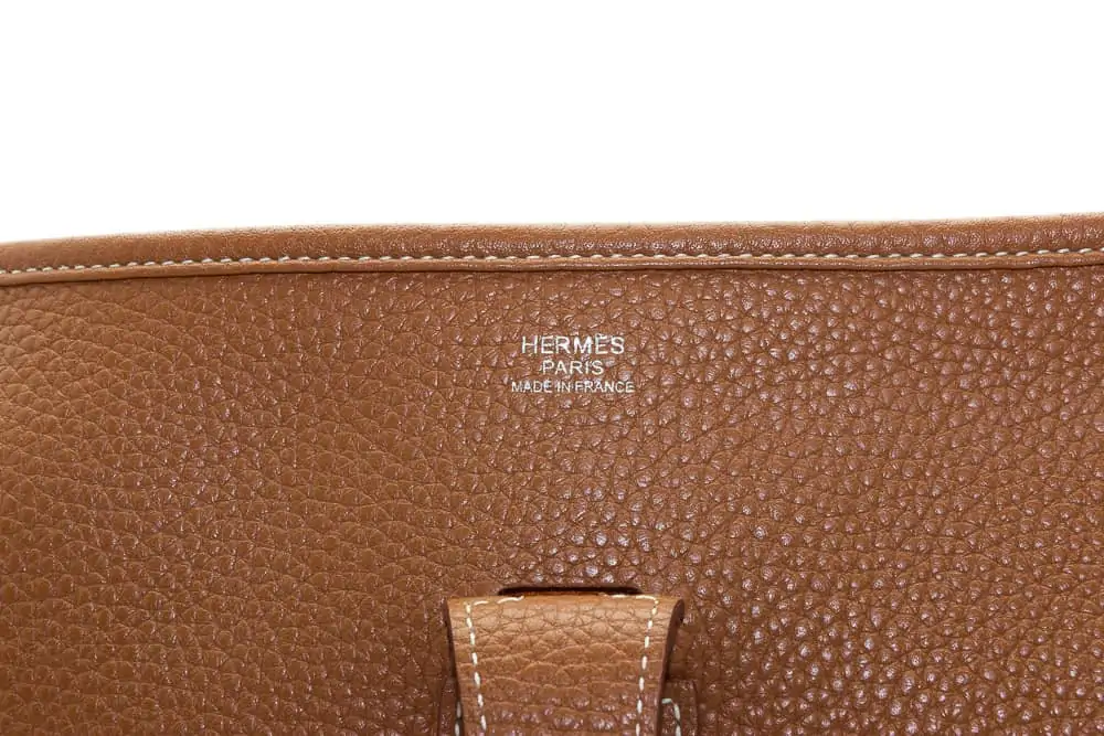 Reserved - Hermès Evelyne GM natural leather c.2018 - Katheley's