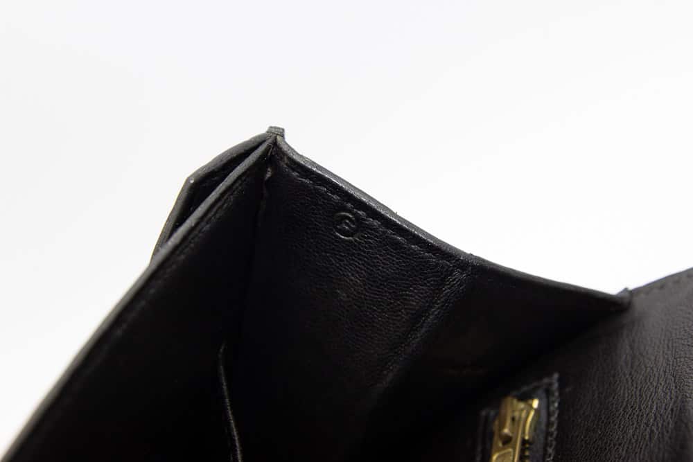 Reserved – Hermes Vintage Black Porosus Croco clutch/bag 1976