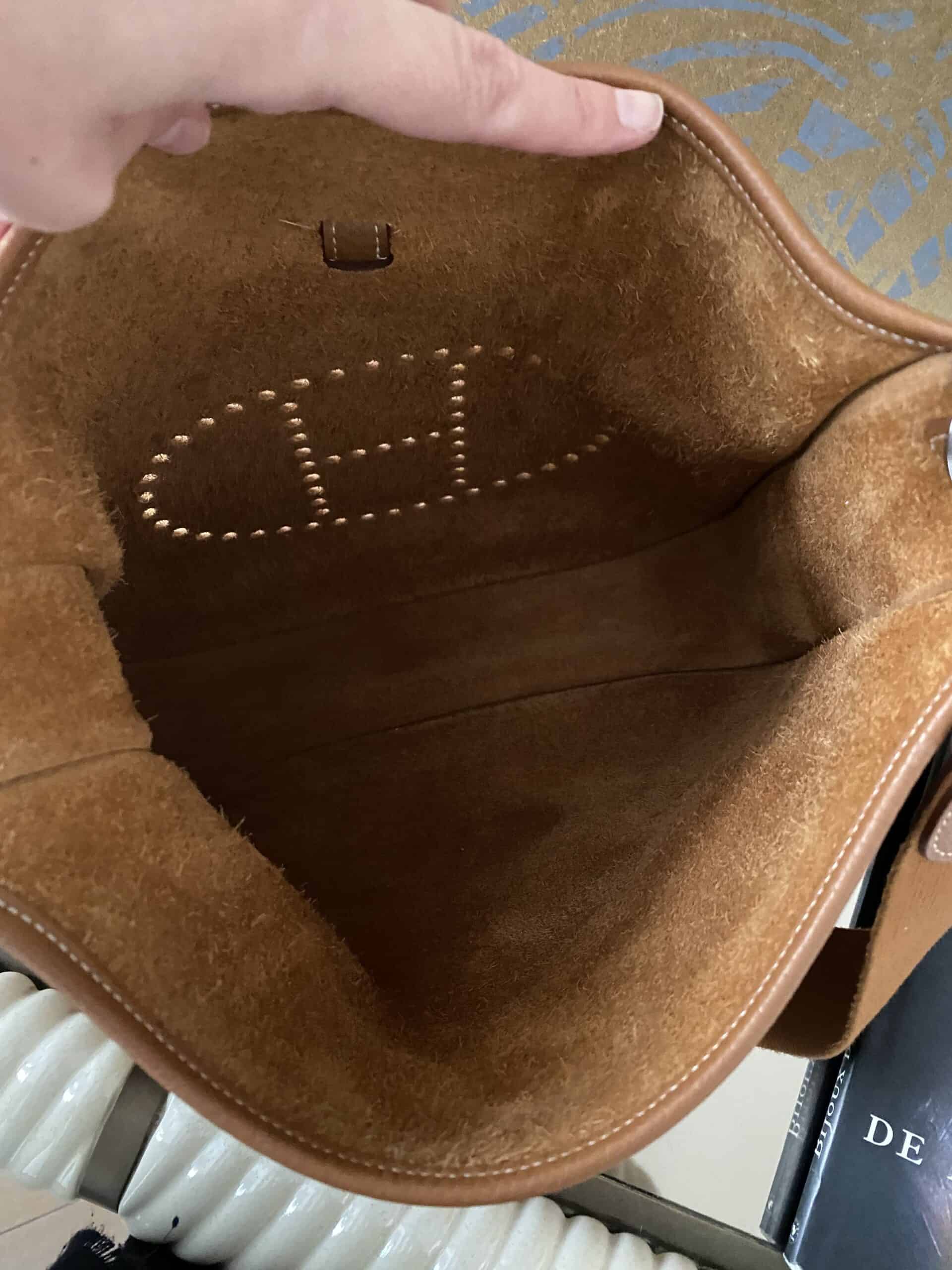 Reserved – Hermès Evelyne GM natural leather c.2018 | Katheley's