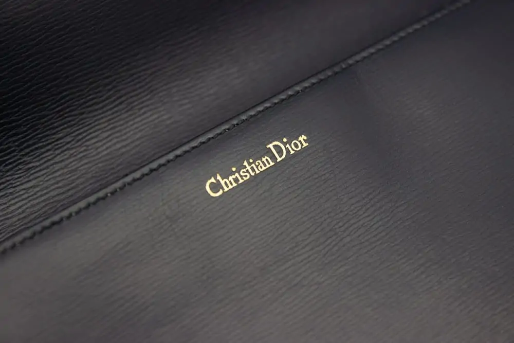 Rare and Stunning Authentic Vintage Christian Dior Leather