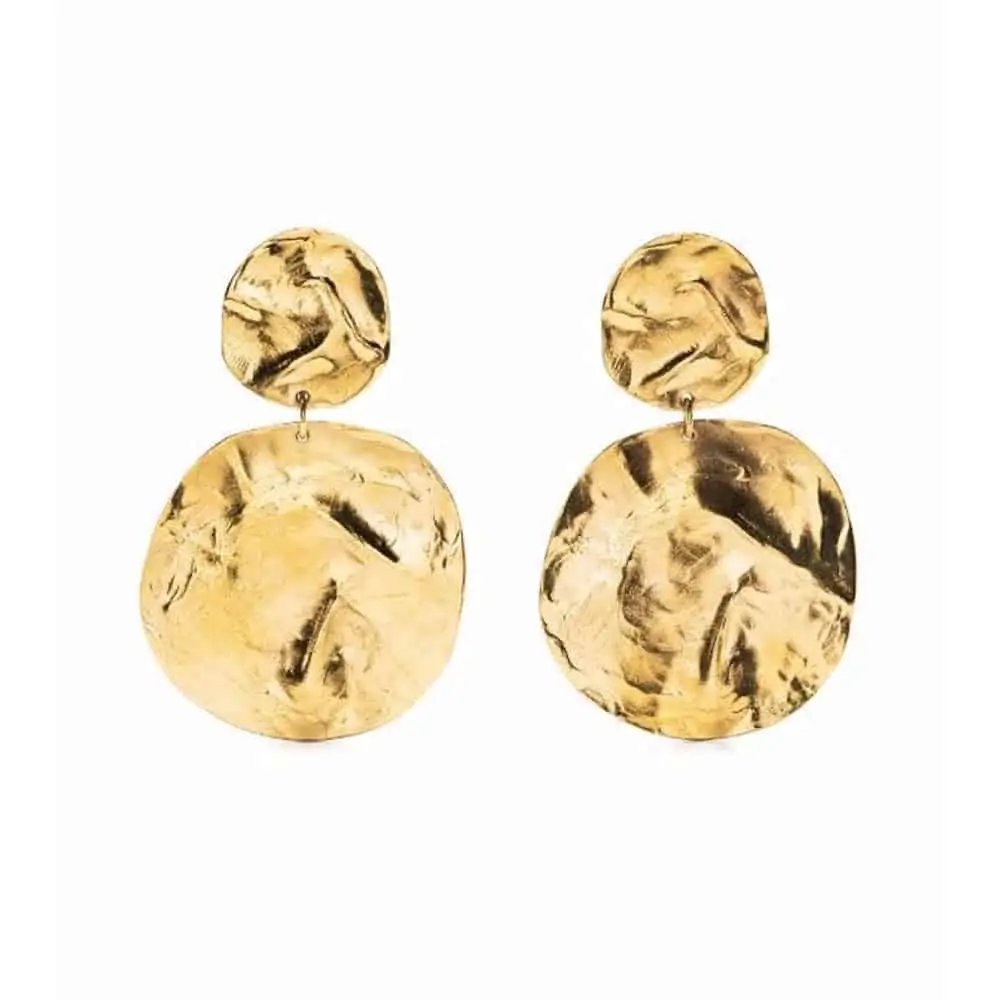 Y.S.L Gold Stud Earrings
