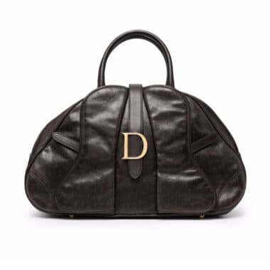 Dior Saddle Bowling Ostrich Bag C2000 Shop Katheleys Vip Collector (1)