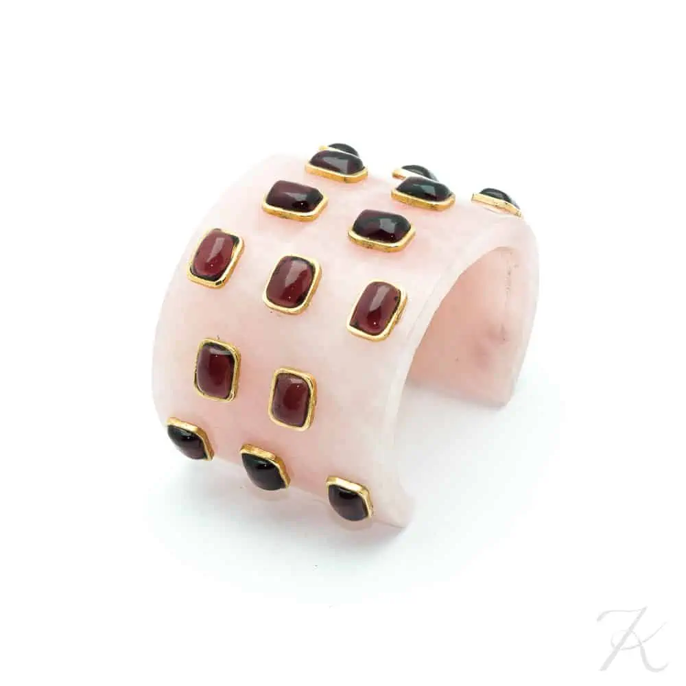 Chanel Exceptional Gripoix Prototype Cuff c.2000 - Katheley's