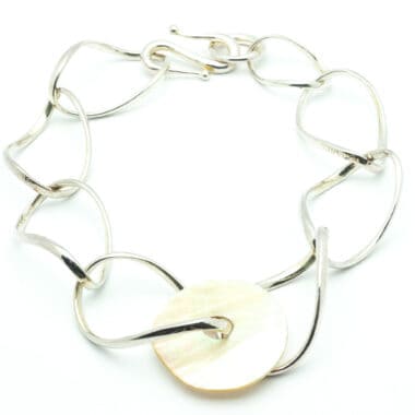 Chanel Vintage Silver Necklace Mother Of Pearl Shop Katheleys Vintage Jewels Collectors Vip (5)