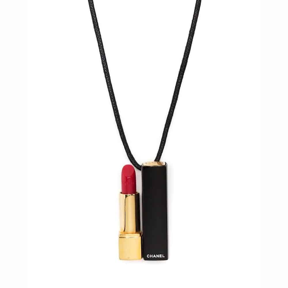 1990's Paul Gaultier Haute Couture Runway Lipstick Necklace