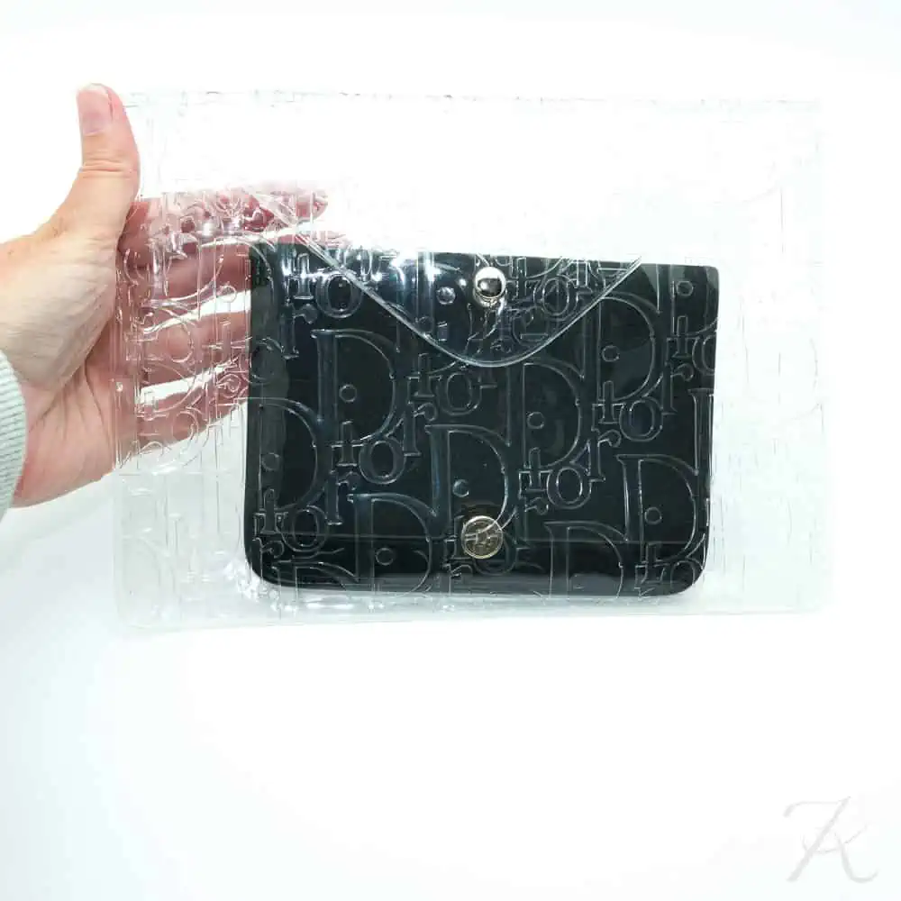 Dior Lady Dior Patent Leather Wallet