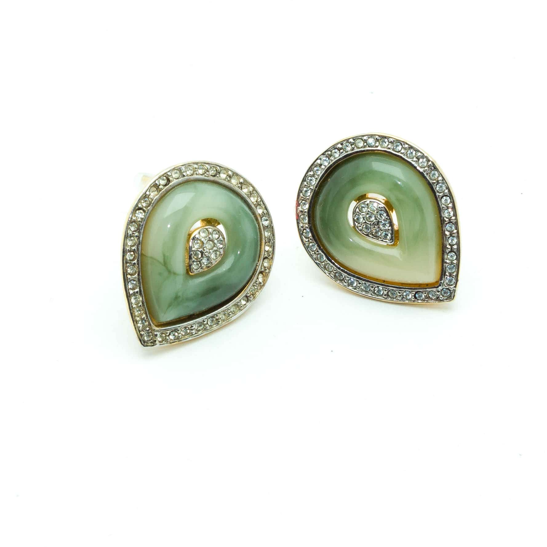 YSL vintage rare turtle clip-on earrings 80s - Katheley's