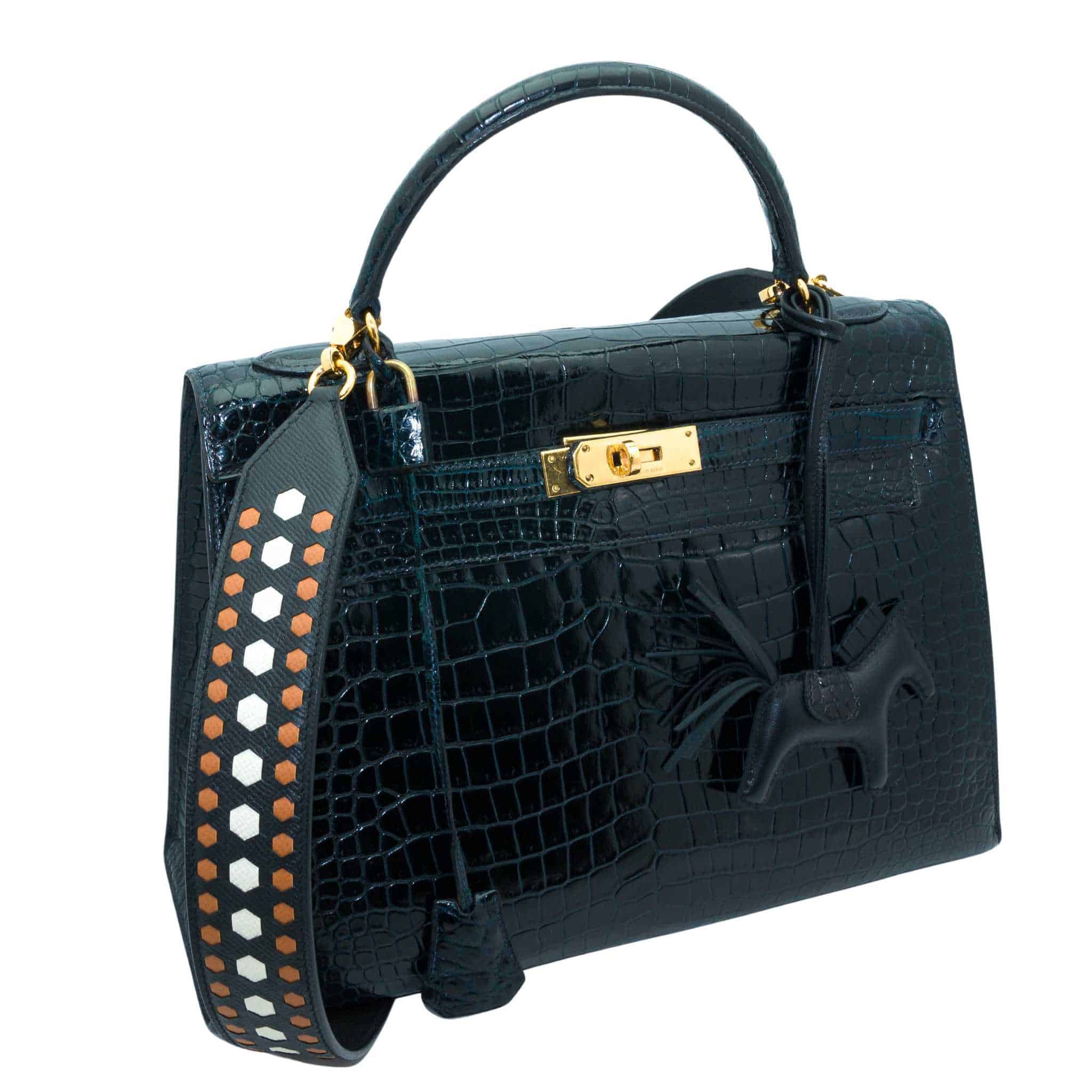 Hermes croco online kelly