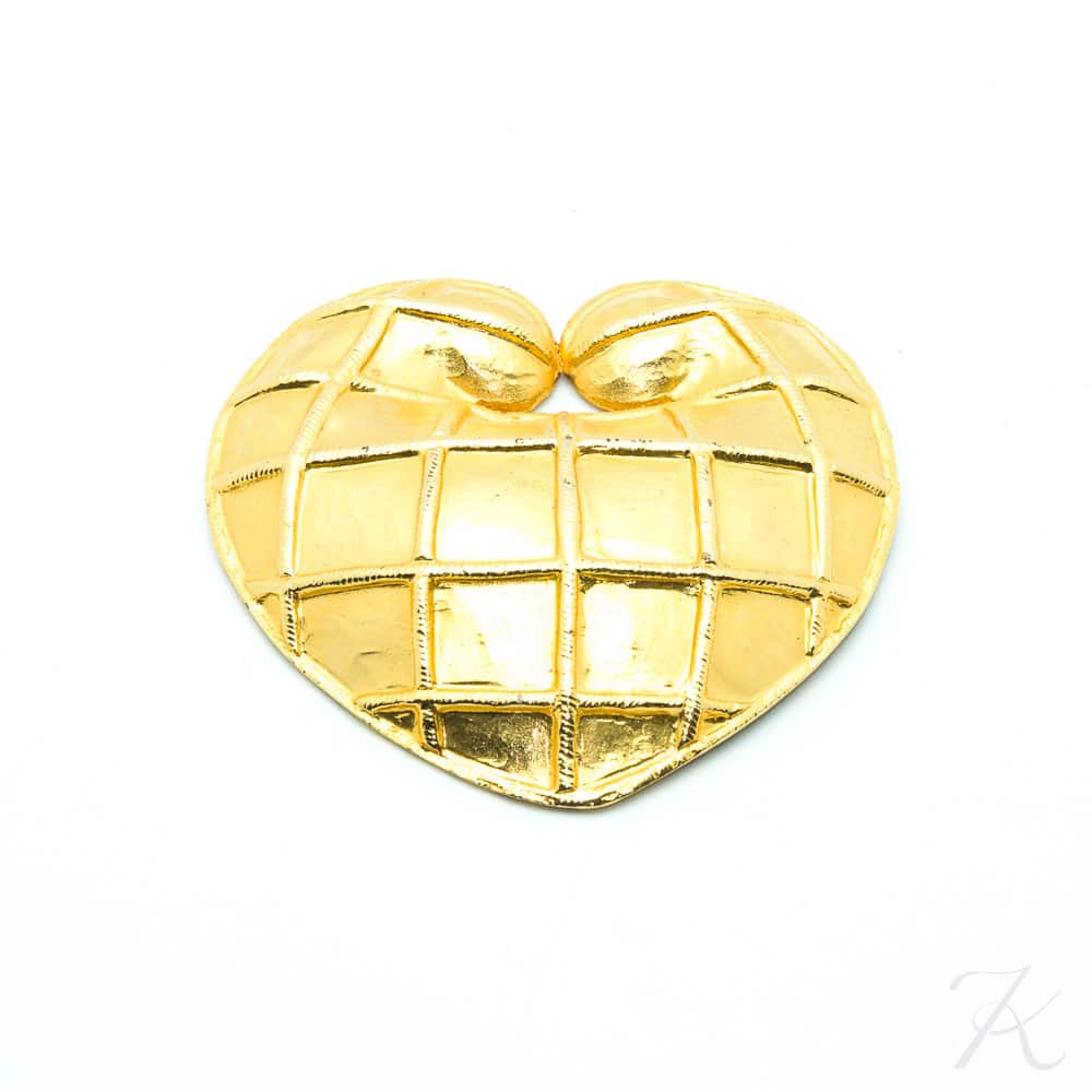 Impressive Rochas Paris vintage heart by Goossens 90s
